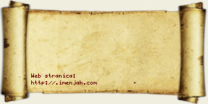 Borka Perović vizit kartica